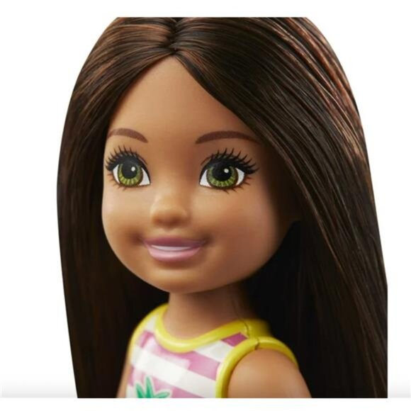 Barbie Doll Club Chelsea Brunette with Swim Suit Beach Mattel Gift for Girls - Picture 5 of 5